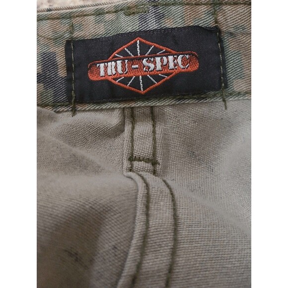 Tru-Spec Military Cargo Shorts XL 39-43 Digital Camouflage Button Fly Pockets - Picture 6 of 7